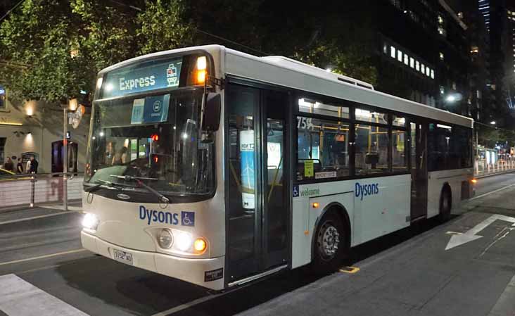 Dysons Volvo B12BLE Volgren CR222L 759